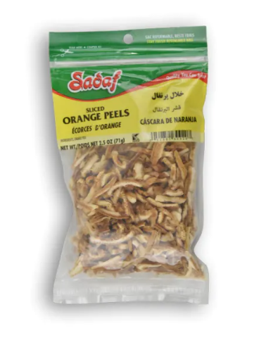 SASAF Sliced Orange Peels 2.5 OZ